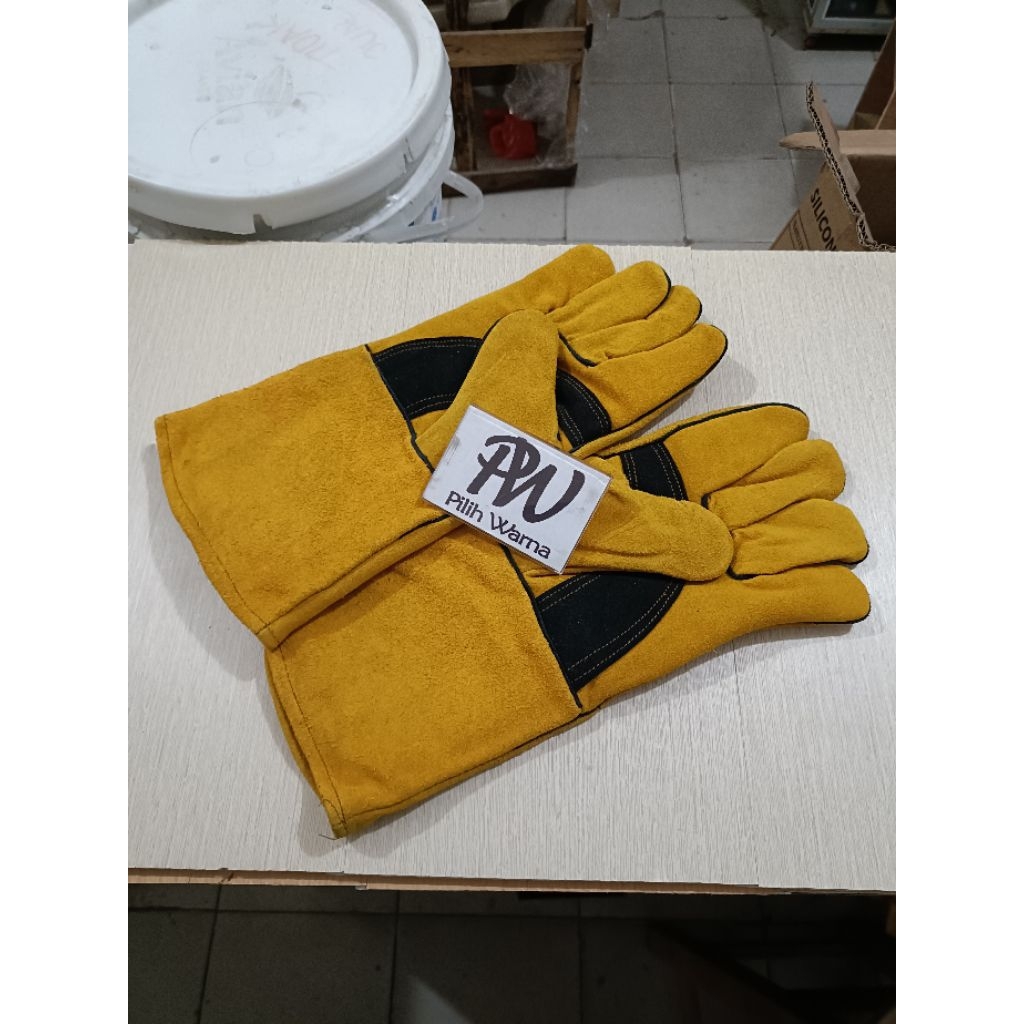SARUNG TANGAN LAS KULIT TEBAL
