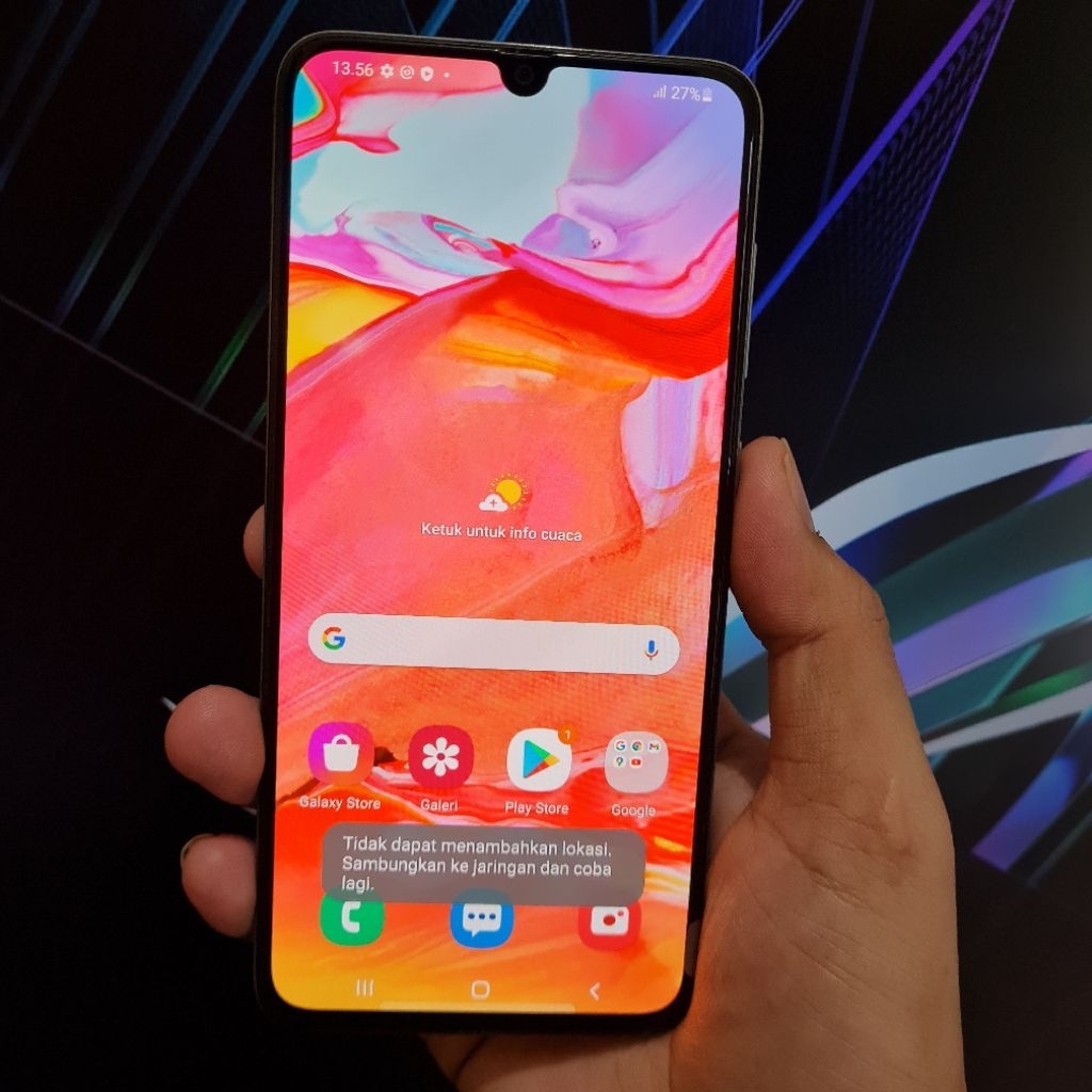 samsung a70 6/128 second resmi sein