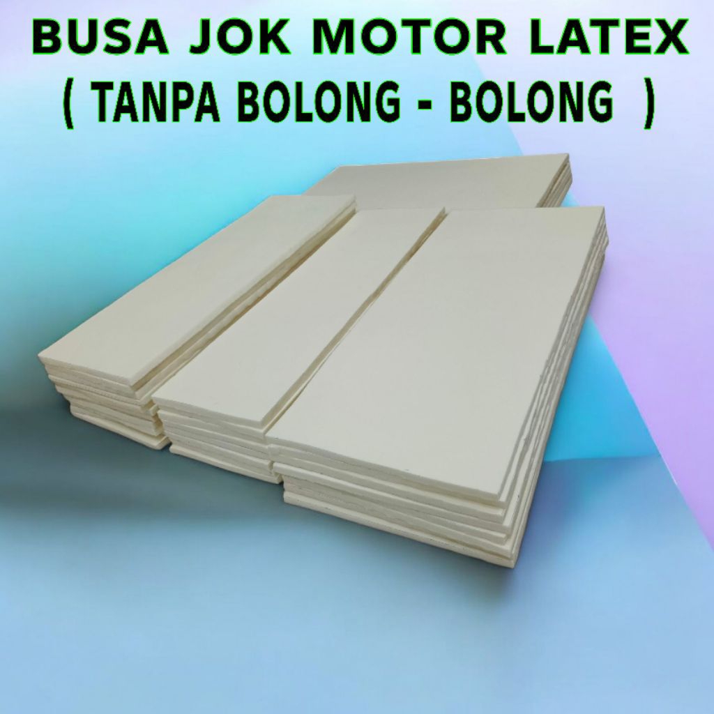BUSA JOK MOTOR LATEX UK 35X80X1.5CM ( TANPO BOLONG-BOLONG )