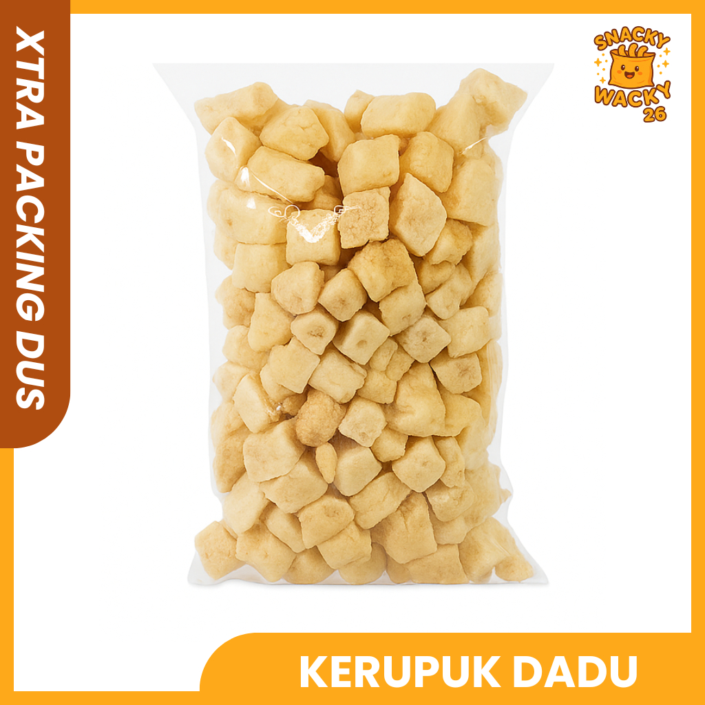 Kerupuk Krupuk Rambak Dadu Termurah Terlaris 250Gram / Kerupuk Rambak - Snackywacky