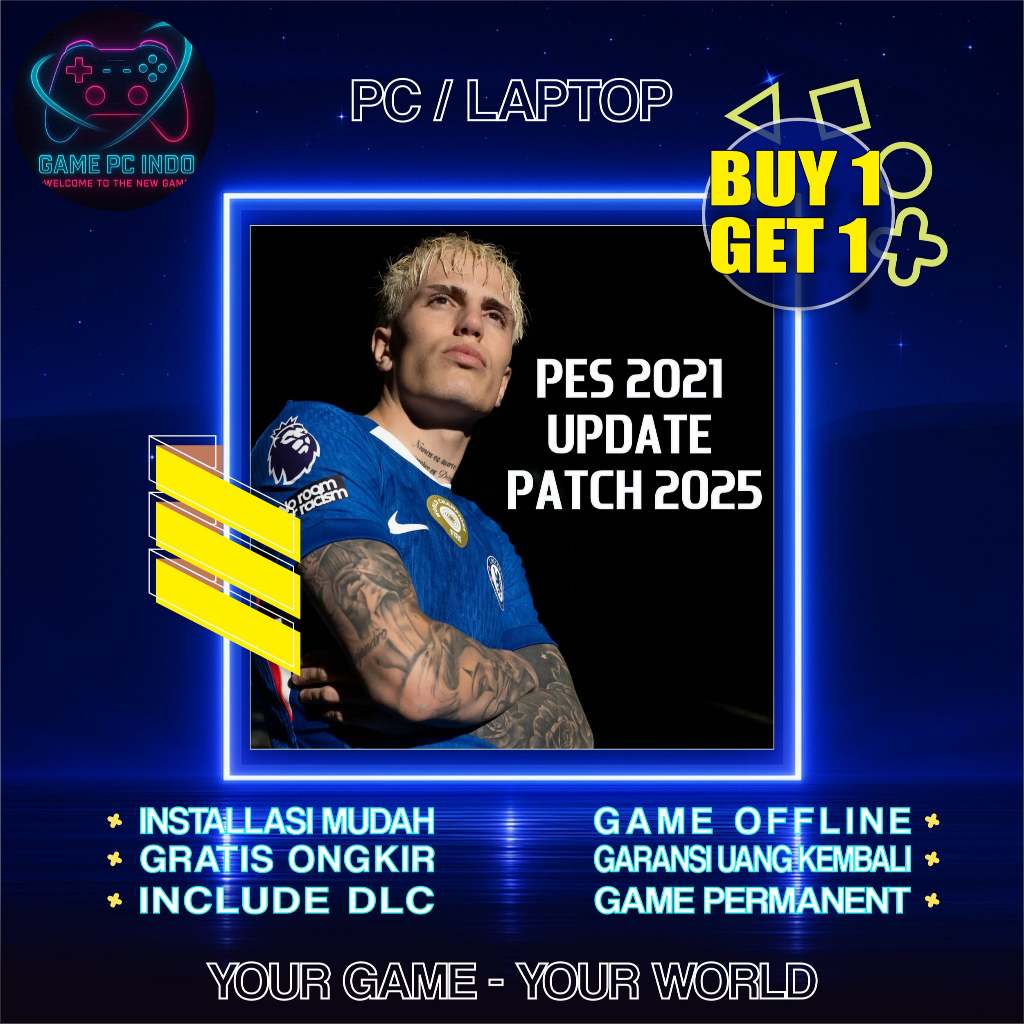 PES 2021 UPDATE 2025 PC / GAME PES PC - LAPTOP 2021 UPDATE PATCH 2025
