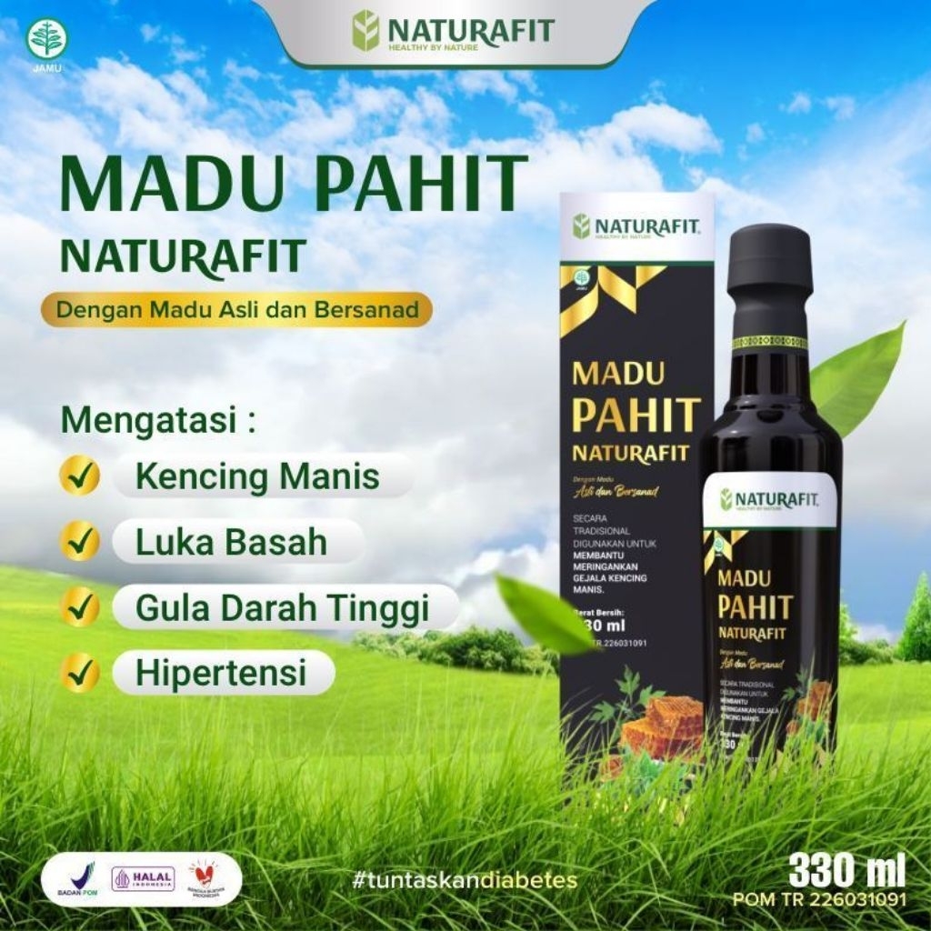 

Promo Madu Hitam Pahit Naturafit Plus Daun insulin Atasi Masalah Diebetes Kencing Manis Kolestrol Madu Herbal