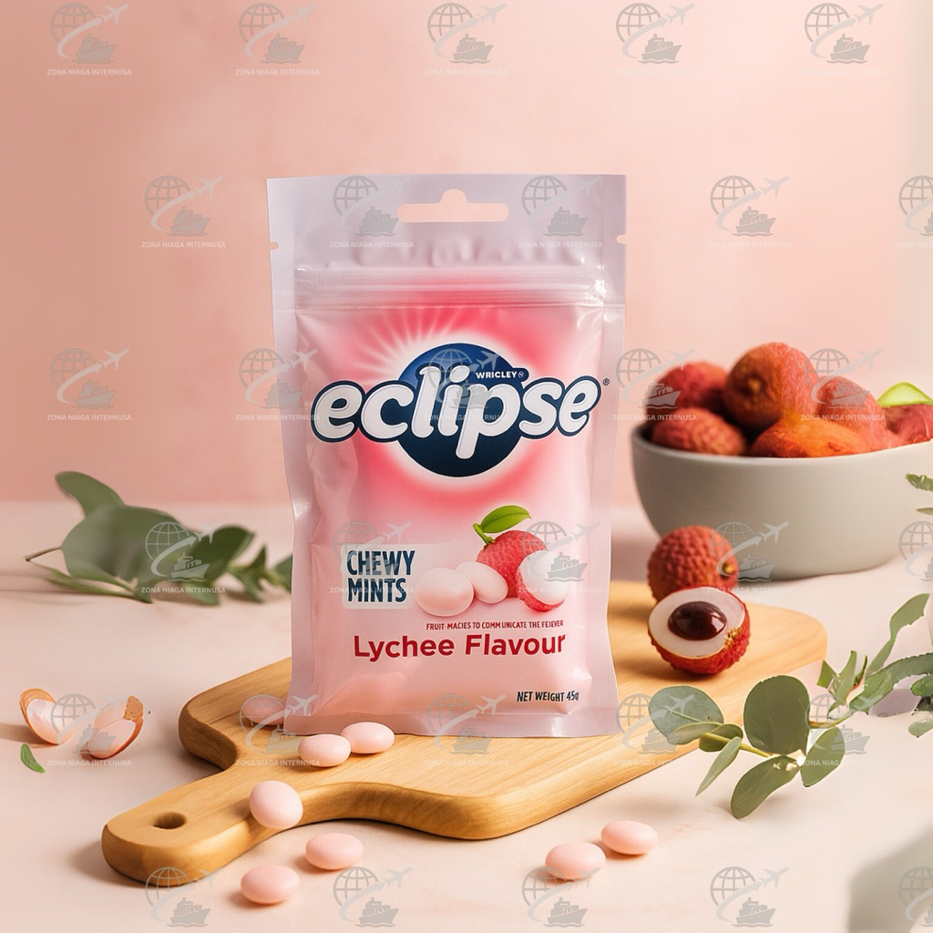 

Permen Wrigley’s Eclipse Chewy Mints Lychee Flavour Rasa Leci