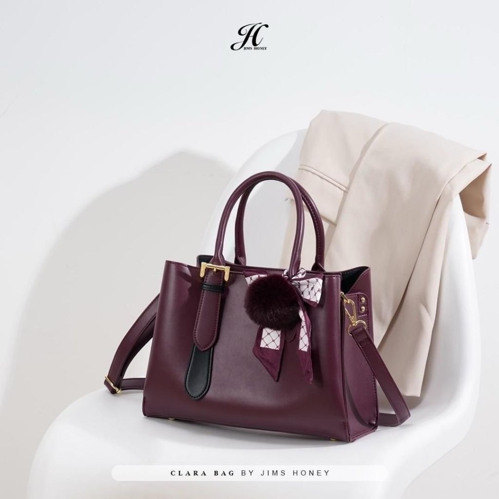 [free gantungan] Clara Satchel bag by Jims Honey | clara bag by Jims Honey | tas clara | shoulder ba
