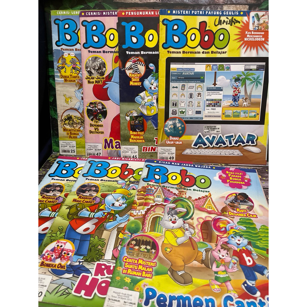 MAJALAH BOBO TH 2012- BEKAS