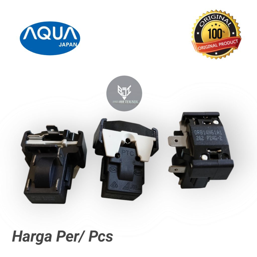 Relay/ PTC Overload Gabung Freezer Box AQUA Original | Freezer Kapasitas 150 L - 300 L
