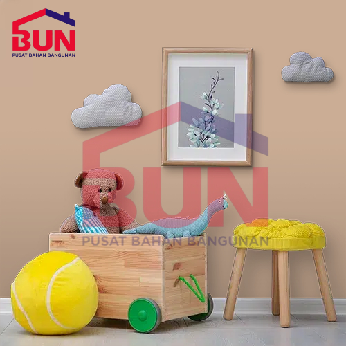 N 1874T SOFT FUR CAT TEMBOK EKSTERIOR INTERIOR NIPPON PAINT / BROWN / SOFT UKURAN 1 LITER