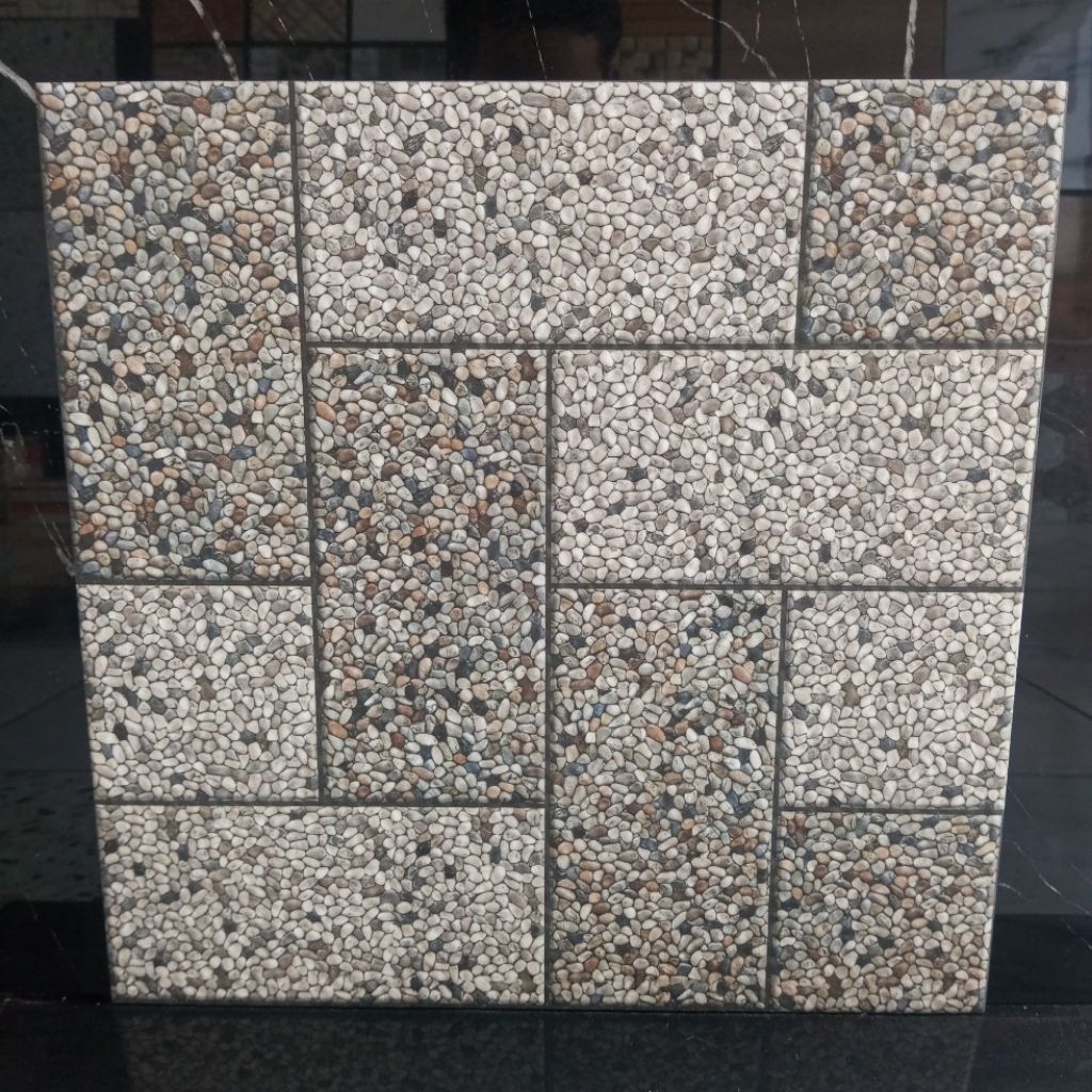 Keramik Lantai 40x40 Kigstone Grey