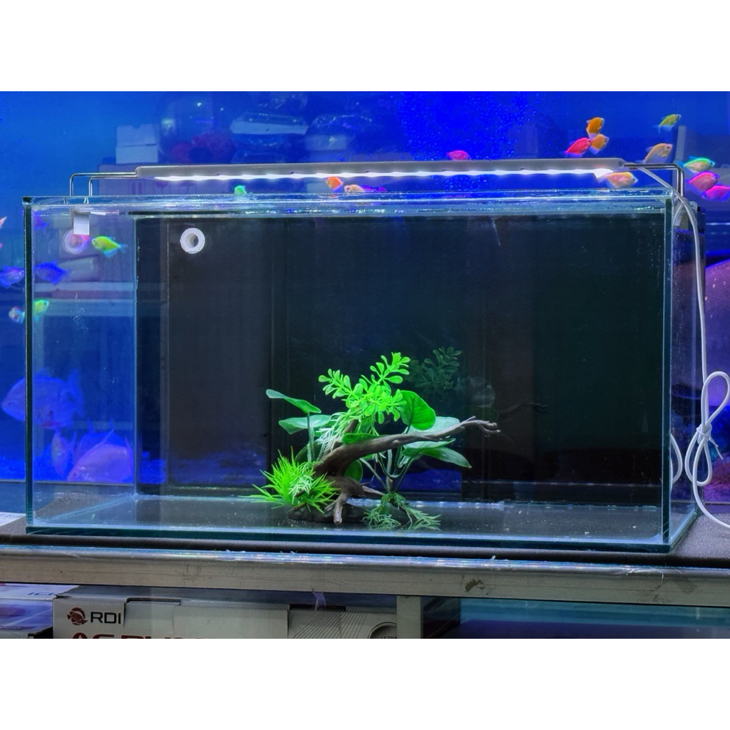 (cargo extra packing+garansi refund)aquarium filter belakang full set tinggal isi air dan ikan untuk