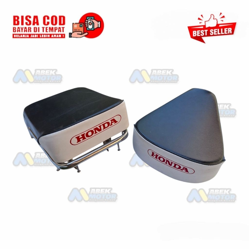 jok sadel jhok jok pisah 1 set depan belakang set dudukan belakang honda c70 c50 pispot