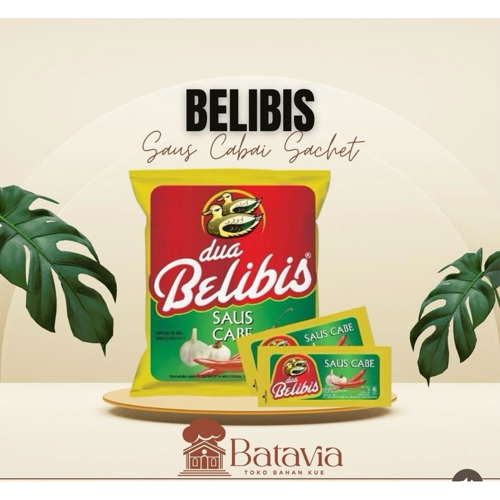 

Saus Cabe Sachet isi 24 Belibis | Dua Belibis Saus Cabe 8gr isi 24 Sachet / saos sambal