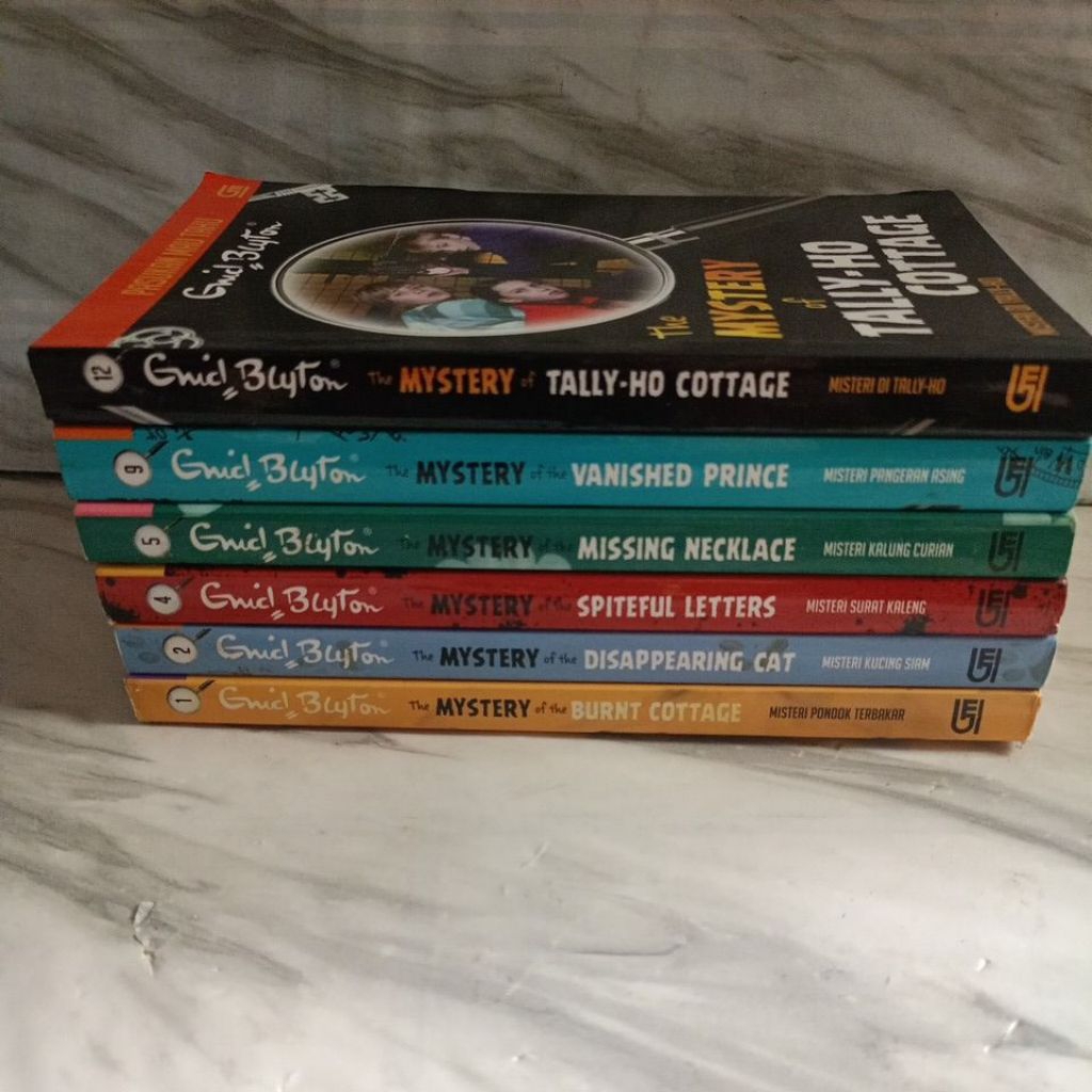 Paket 6 buku The Mystery by Enid Blyton