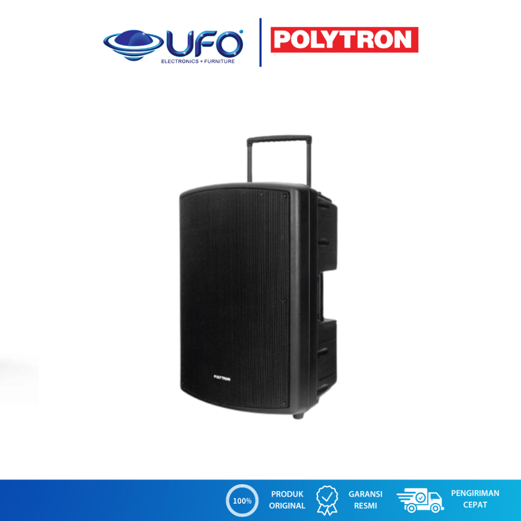 Polytron 12 Inch Speaker Professional Portable Bluetooth Karaoke PASPRO12F3