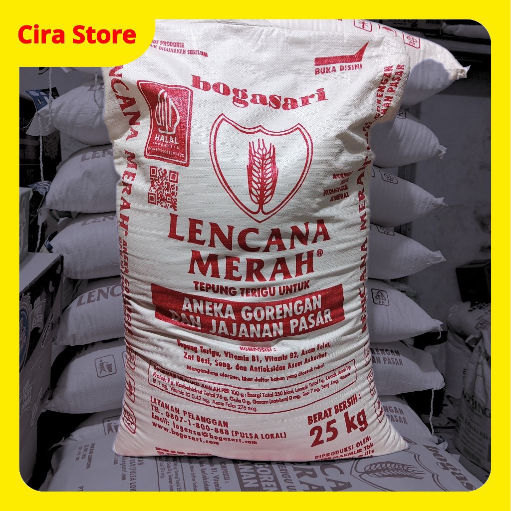 

REPACK 1 KG Tepung Terigu Lencana Merah Curah 1kg