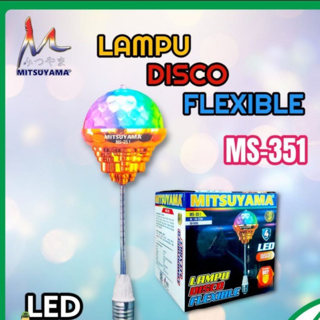 LAMPU DISCO FLEXIBLE/LAMPU RGB MITSUYAMA MS 351