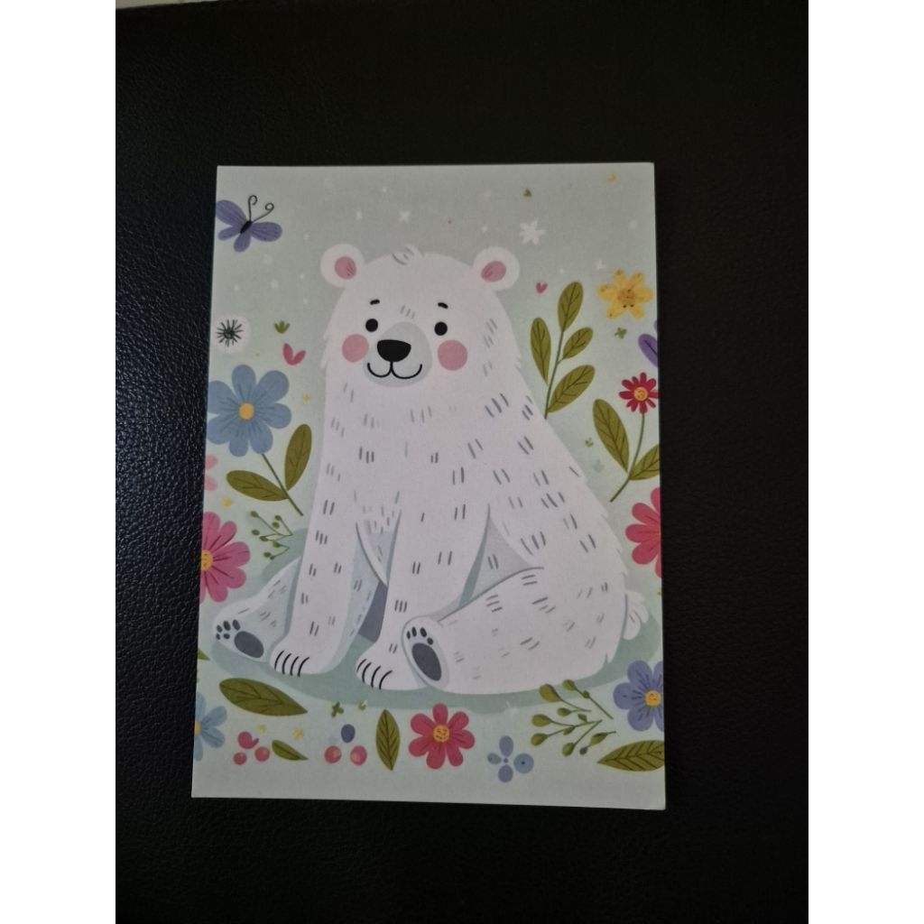 

kartu pos beruang/bear postcard
