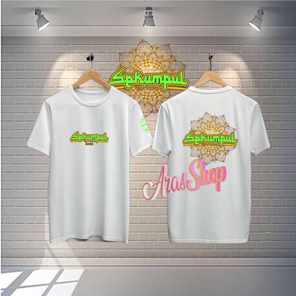 AS57MurahT-shirt Kaos Baju Sekumpul Martapura Acara Haul Abah Sekumpul 2025 Bahan Cotton Combed 30s