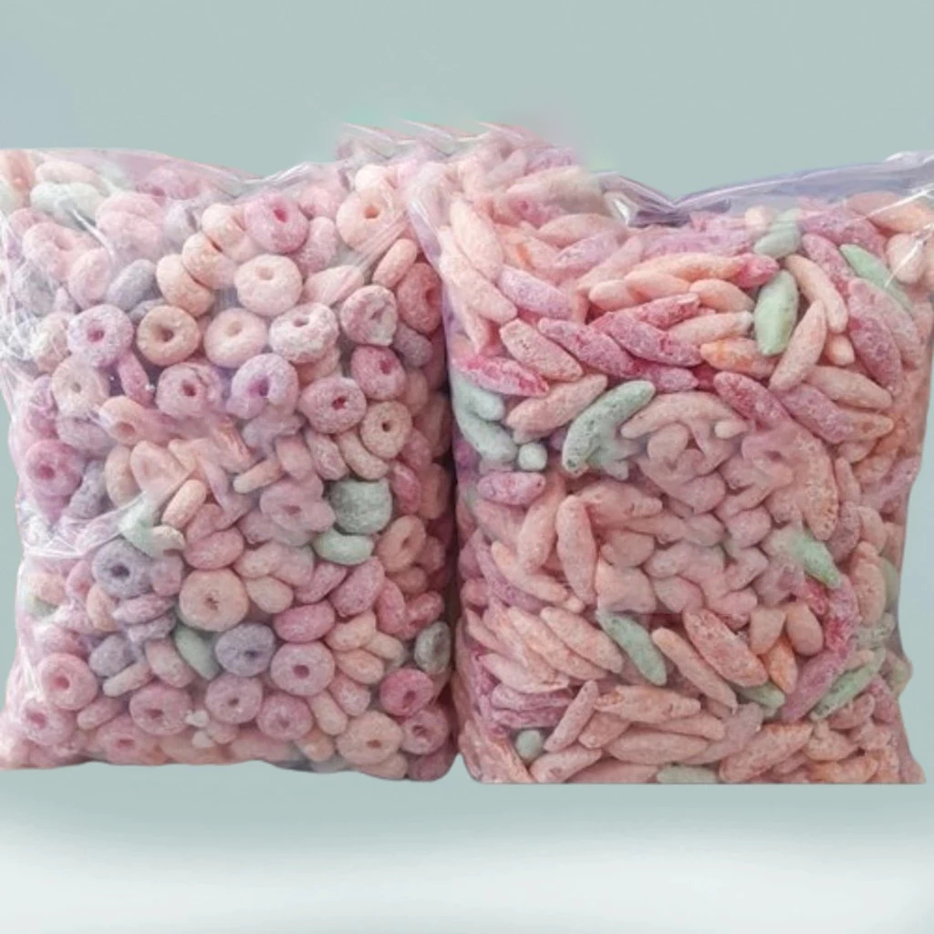 

Kue Gabus Telor Gabus Manis Warna Warni 200Gram - Snackywacky