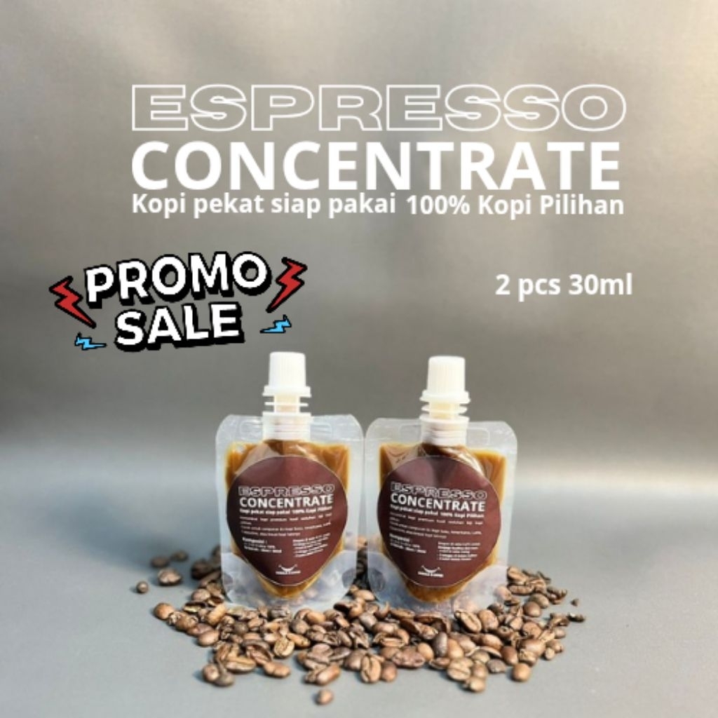 2 pcs Espresso Concentrate 30ml Kopi Pouch Sachet