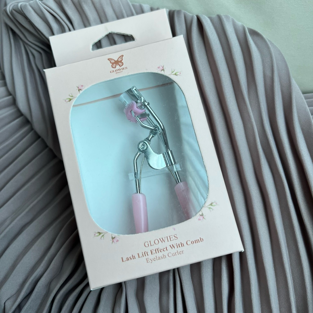 GLOWIES EYELASH CURLER lash lift effect with comb preloved