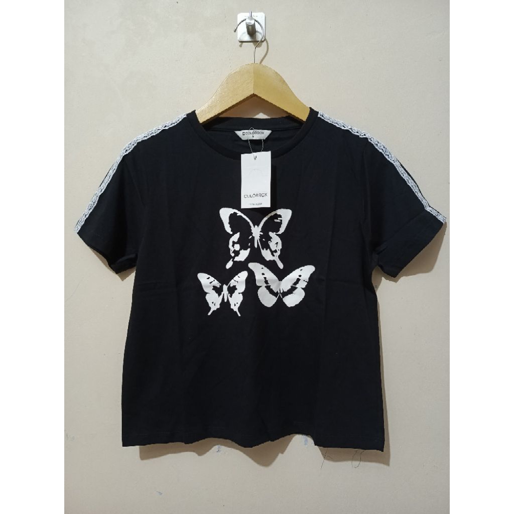 COLORBOX ATASAN WANITA LENGAN PENDEK RAJUT ORIGINAL