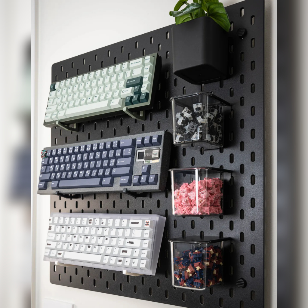 Keyboard Hook Mount - Pegboard Skadis