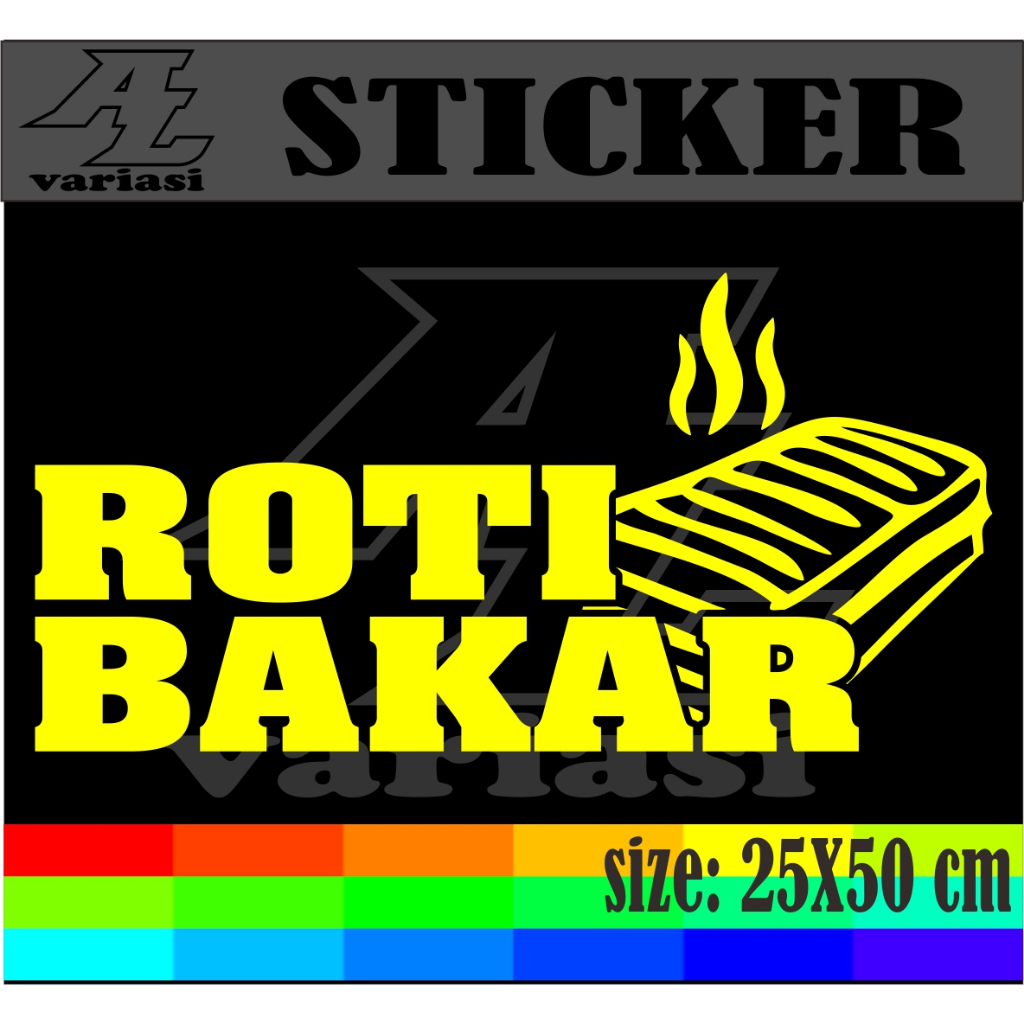 

CUTTING STIKER NAMA JUALAN ROTI BAKAR DENGAN GAMBAR BAGUS UKURAN 25X50 CM