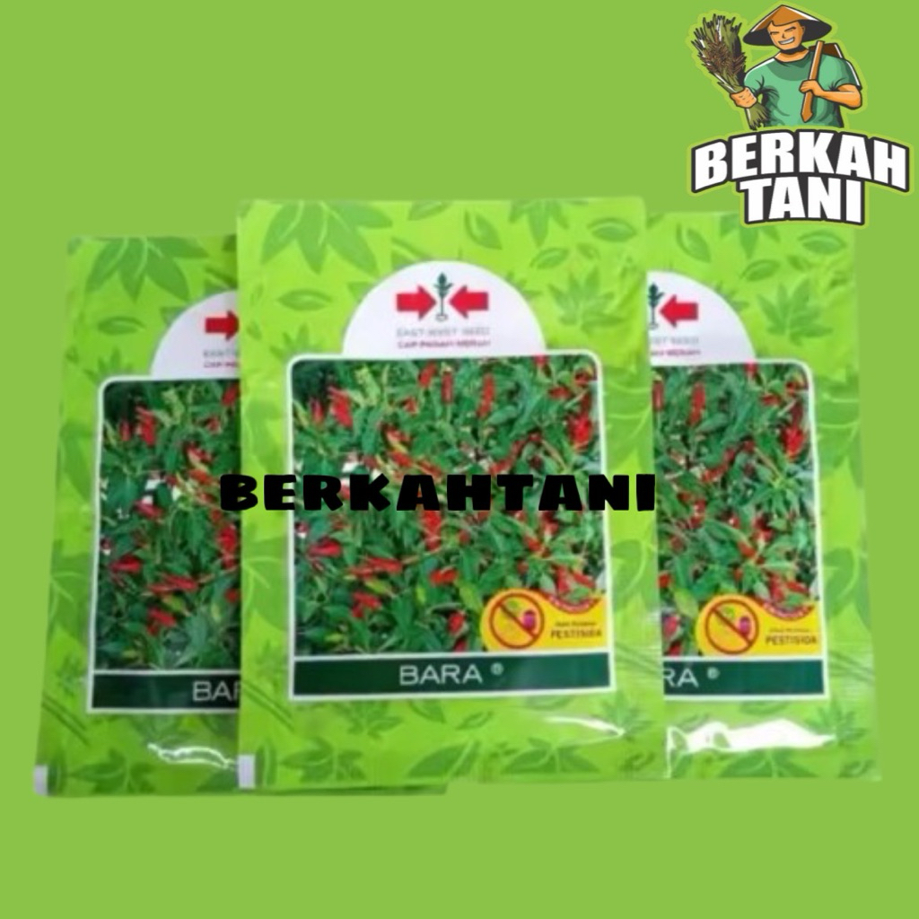 Bara 3200 Butir Benih Cabe Rawit Hijau Panah Merah Genie