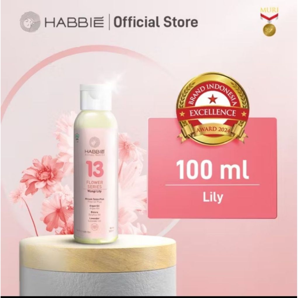 Minyak Telon HABBIE Super Best seller No.13 Lily Bisa Cod