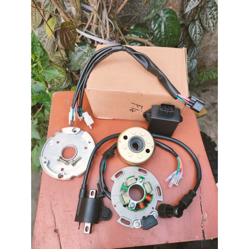 Cod Mahnit fiz r pengapian Risetan Jogja Fiz r yz set tinggal pasang set spul mahnit dudukan CDI koi