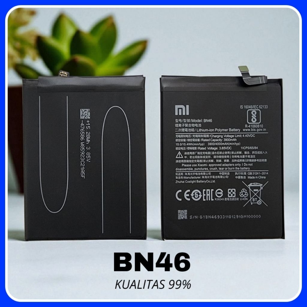 BATRE BATTERY REDMI 7 REDMI NOTE 8 BN46