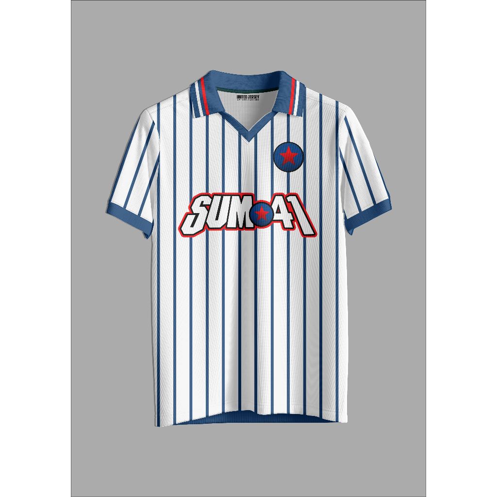 Jersey Band Vintage Sporty sum 41Dryfit Full Print || Jersey Retro Olahraga Full Print Dryfit Milano