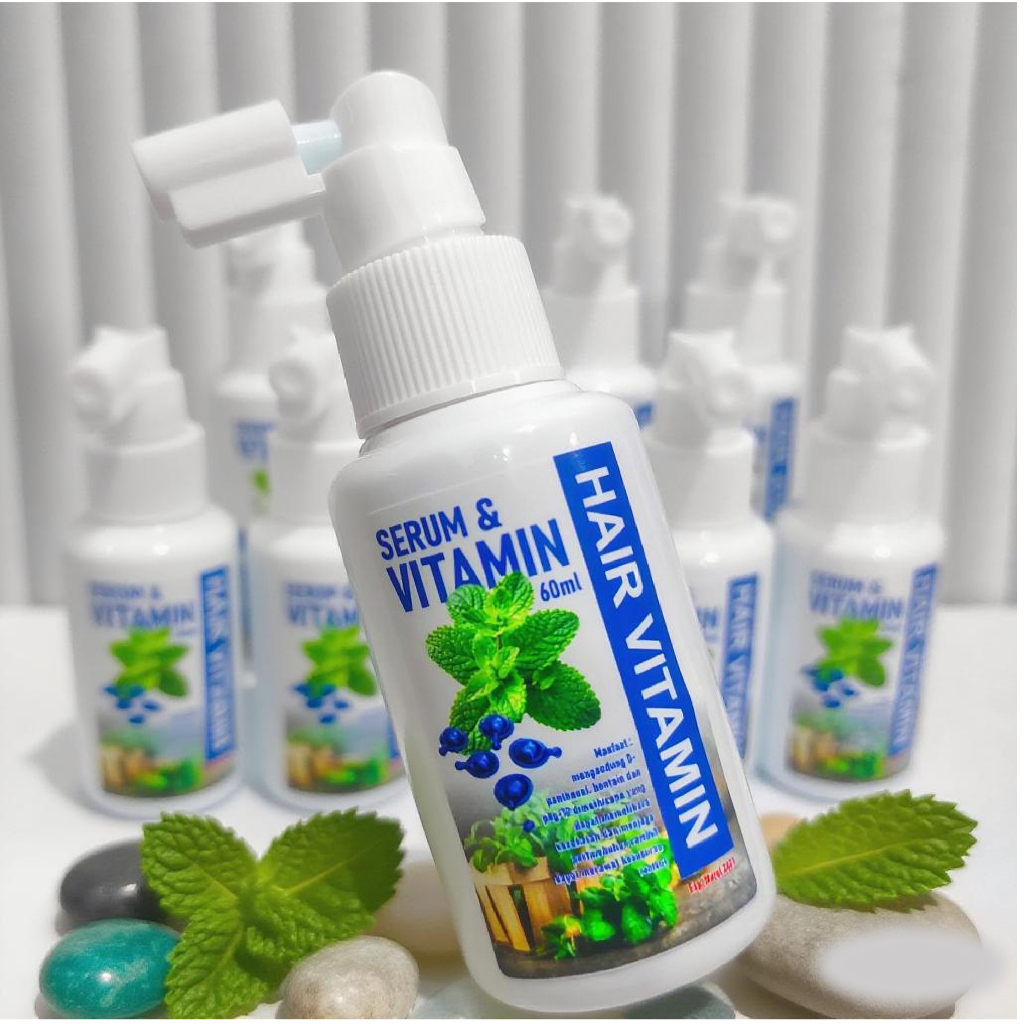 HAIR TONIC + VITAMIN PERAWATAN RAMBUT RONTOK 60 ML HAIR TONIC RAMBUT RONTOK VITAMIN RAMBUT RONTOK SE