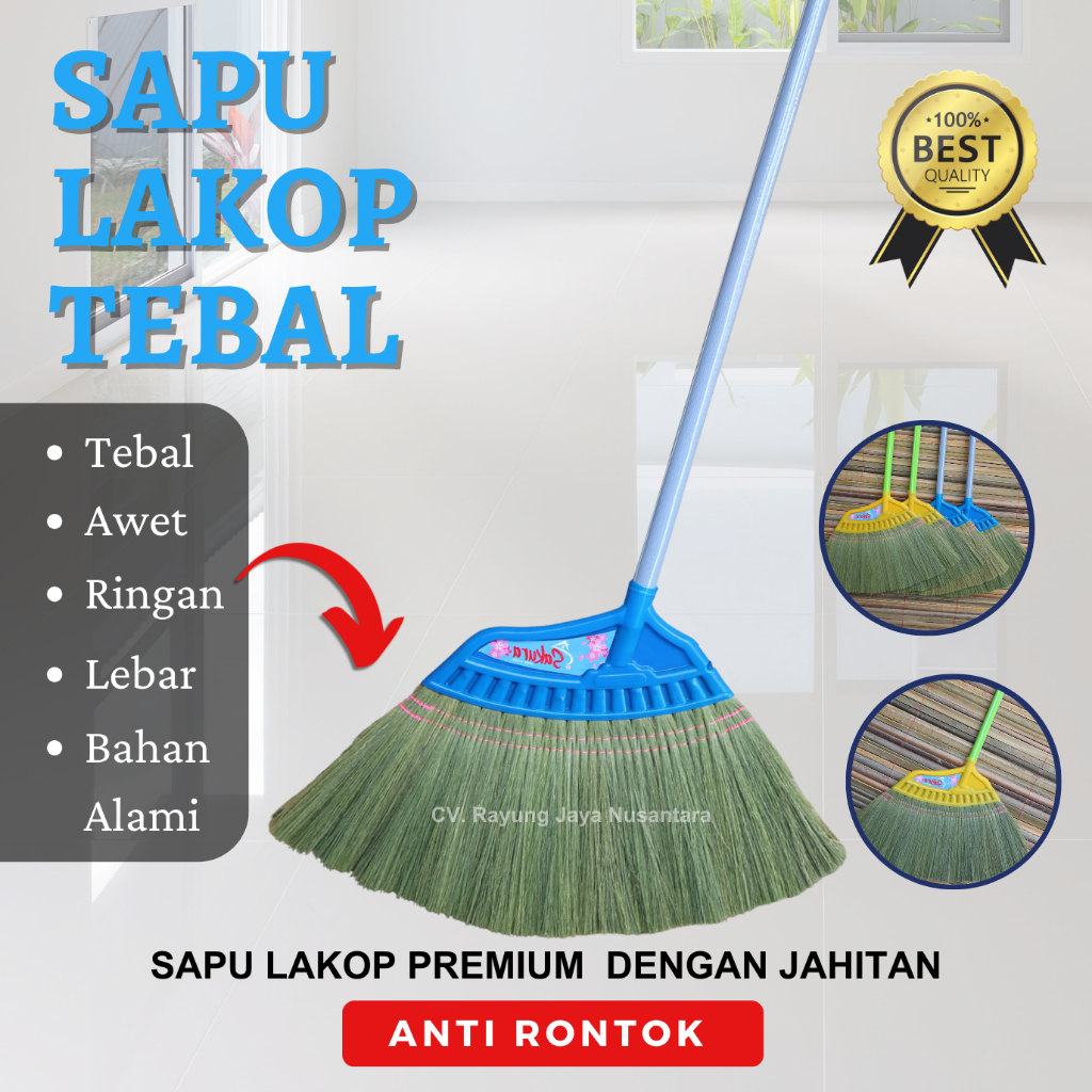 SAPU LANTAI RAYUNG PREMIUM ANTI RONTOK [LAKOP NS]