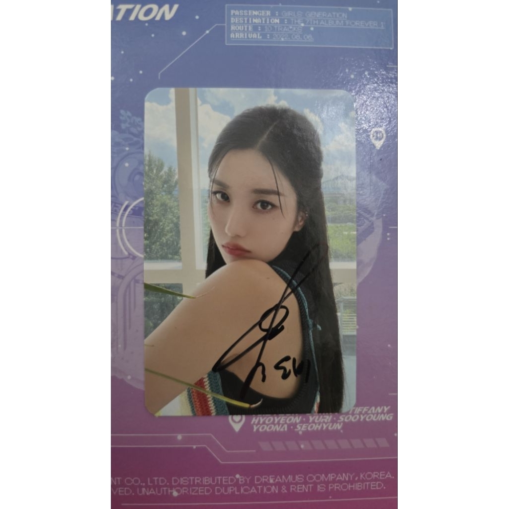 Photocard Official Kwon Eunbi Album OPEN - BENEFIT MAKESTAR SIGN SIGNED SIGNATURE ORIGINAL IZ*ONE iz