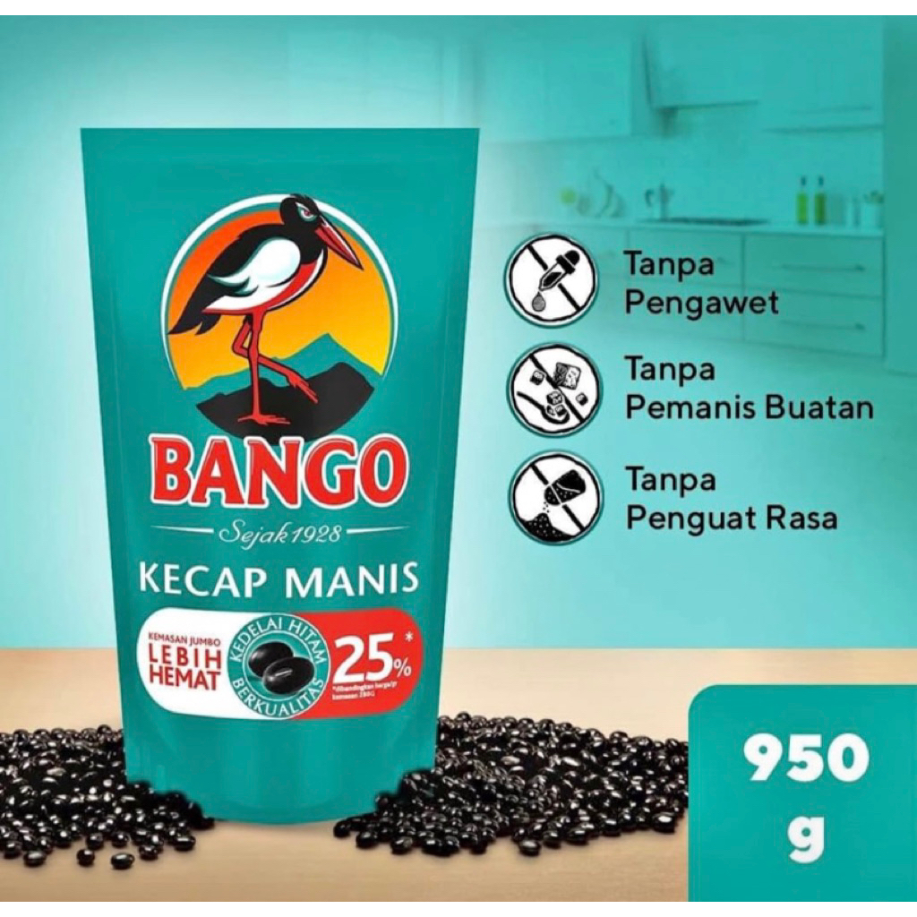 

Kecap Manis Bango Jumbo 950ml Promo