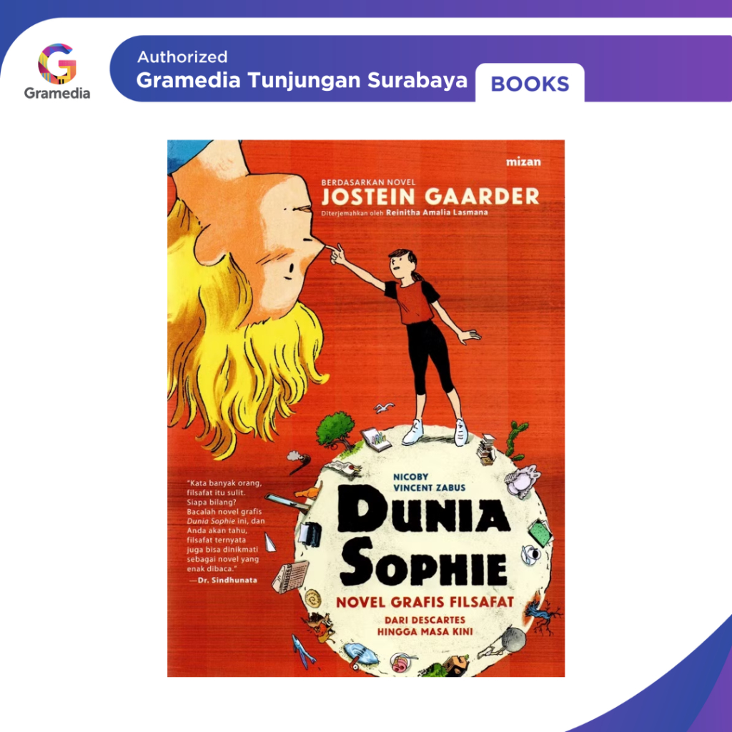 Gramedia Tunjungan : DUNIA SOPHIE NOVEL GRAFIS FILSAFAT (BUKU II)