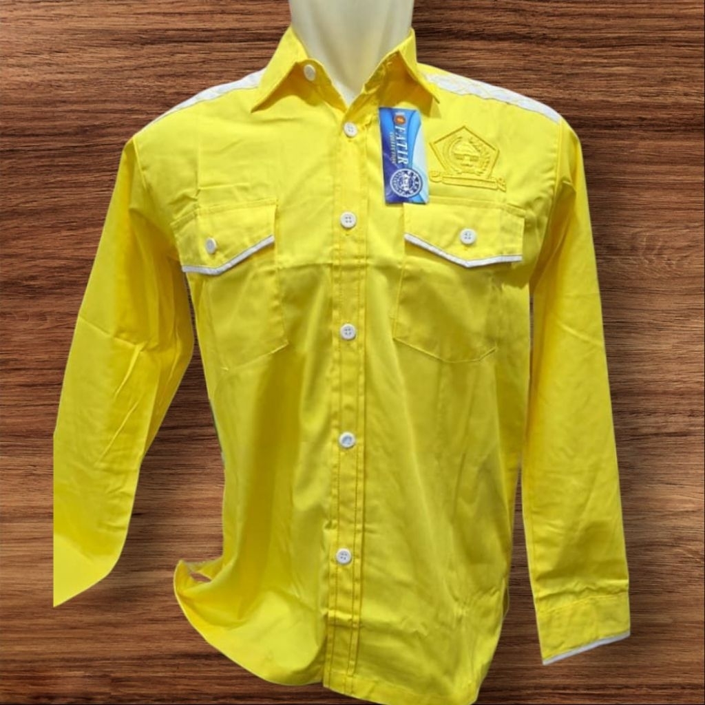 Kemeja Partai Golkar Seragam Golkar Timbul Panjang