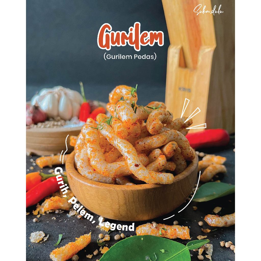 

GURILEM 500gr – Gurih & Pelem, Legend Rasanya | Snack by suka.dulu