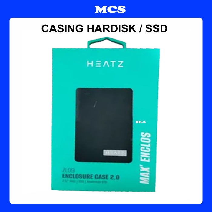 HEATZ HDD/SSD Case USB 3.0 4TB Max, CASE HARDISK /SSD