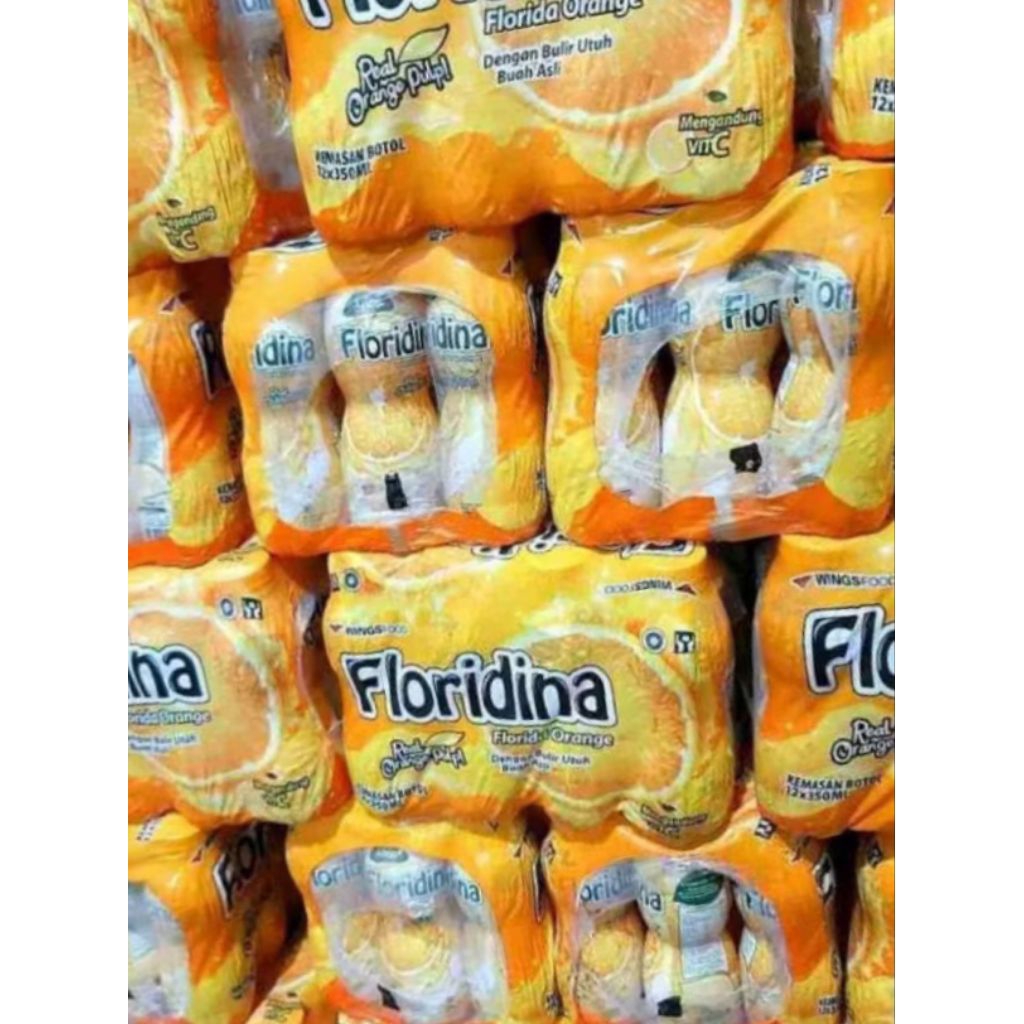 [ GROSIR ] Floridina Orange 350ml x 12 Botol