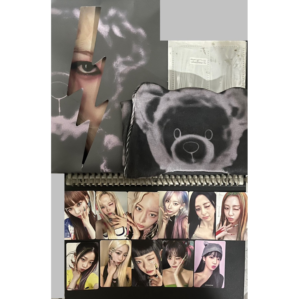 Official Photocard POB Album Le Sserafim Balaclava Crazy Sakura Chaewon Yunjin Kazuha Eunchae Lesser