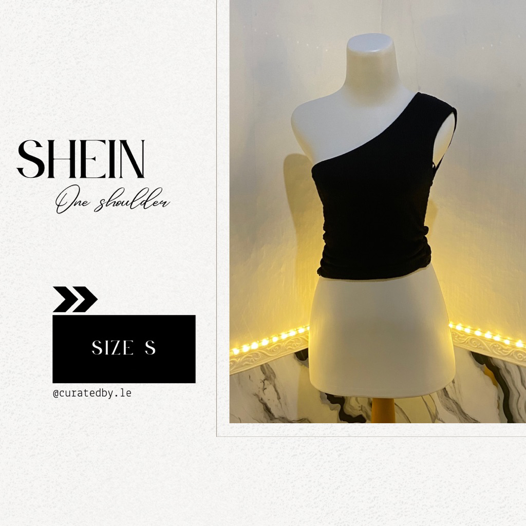[SHEIN] ONE SHOULDER TOP