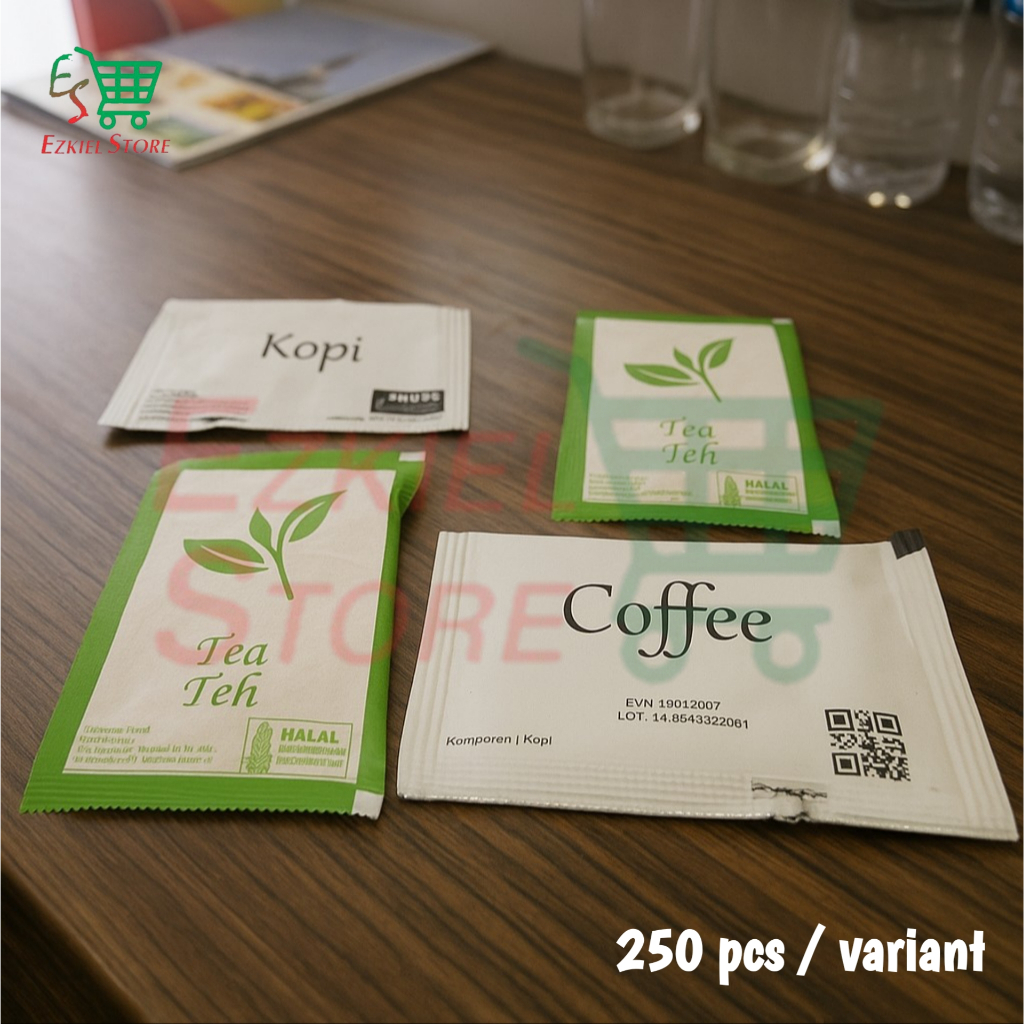 Kopi Teh Sachet Hotel Cafe 250 pcs Kopi Instan Teh Celup