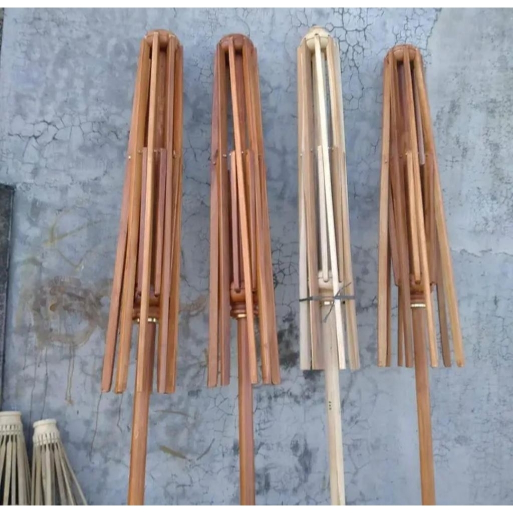 Rangka Payung Taman Outdoor Furniture Kayu Jati JEPARA 2,5m - 3m Meter