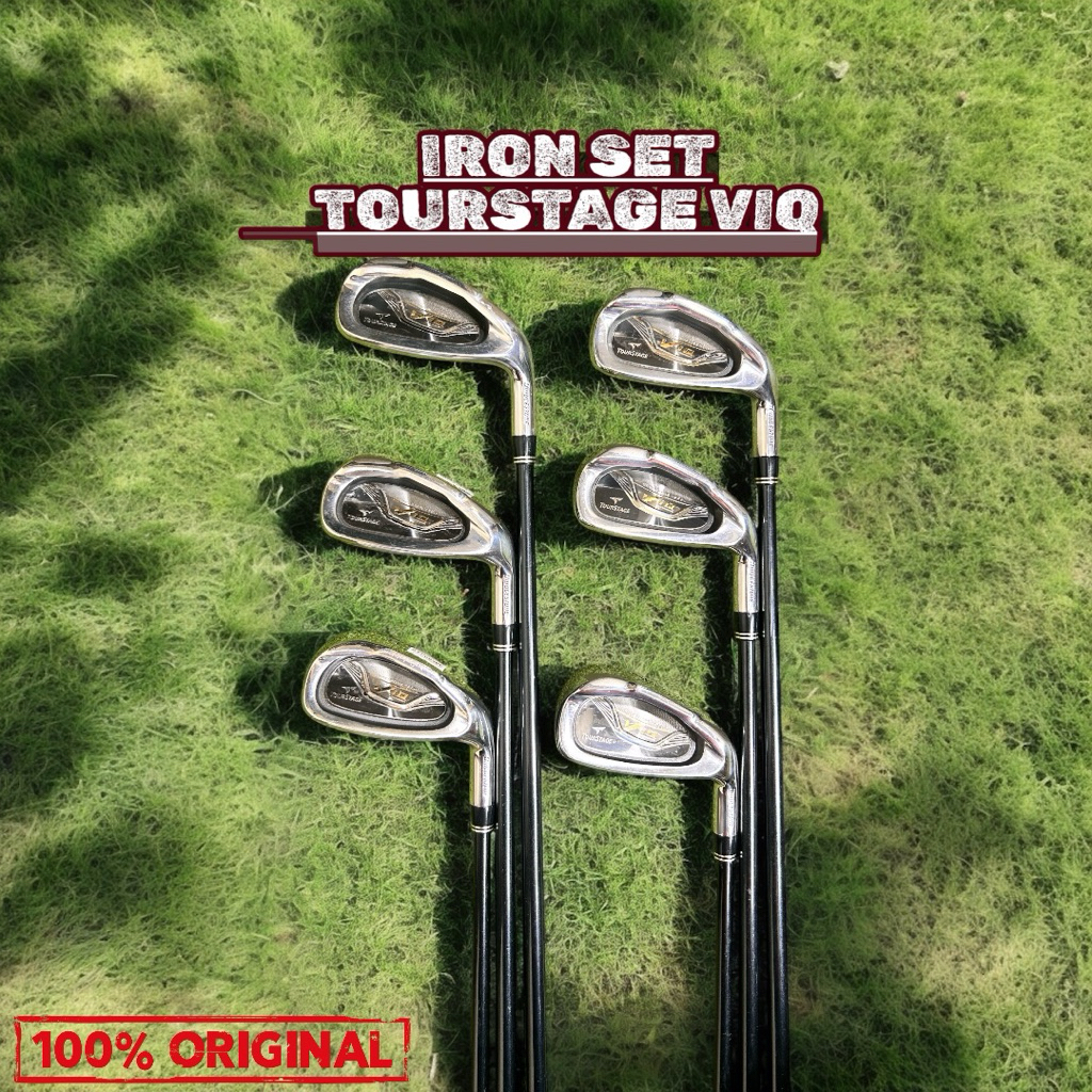 Stick Golf Iron Set Bridgestone ViQ Original – Shaft Graphite Flek SR Second 6 Pcs