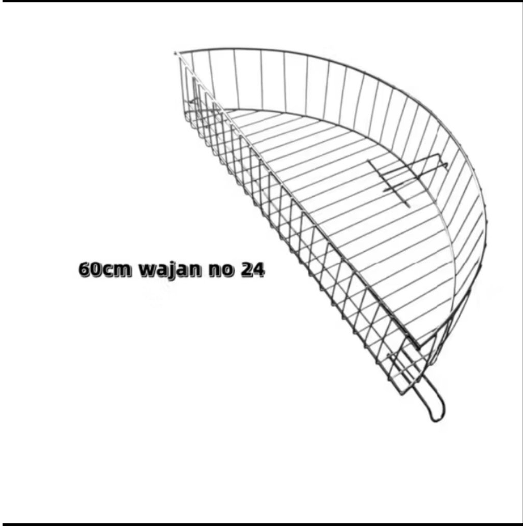 Peniris saringan minyak gorengan serbaguna uk 60cm wajan 24
