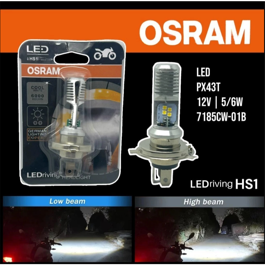 Lampu Motor Osram LED Driving HS1 H4 6000K