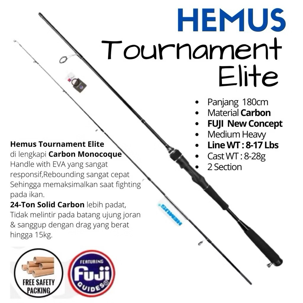 Joran HEMUS TOURNAMENT ELITE 602M Carbon Solid Korea Fuji New Concept