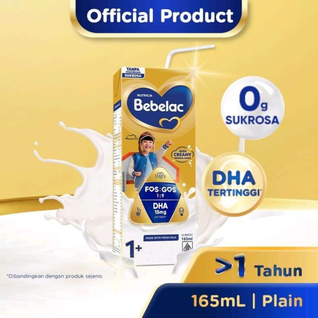 

[[TERMURAH]] SUSU BEBELAC UHT 165ML isi 6